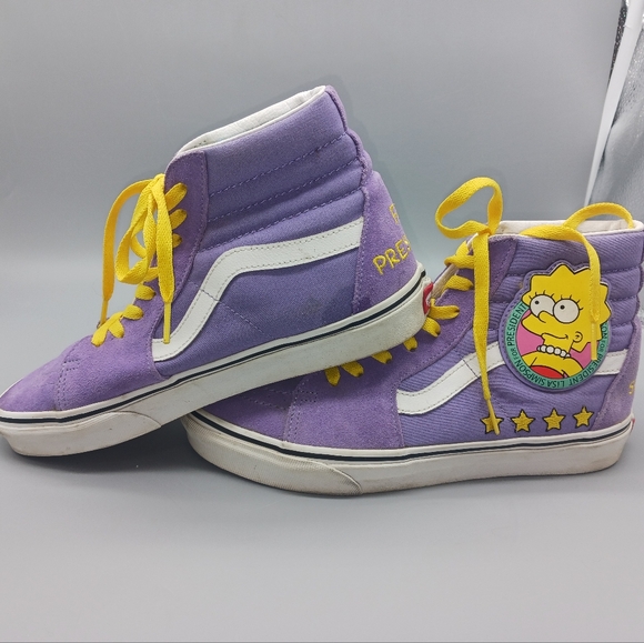 Vans Lisa for President Purple Sneakers The Simpsons - Picture 5 of 11